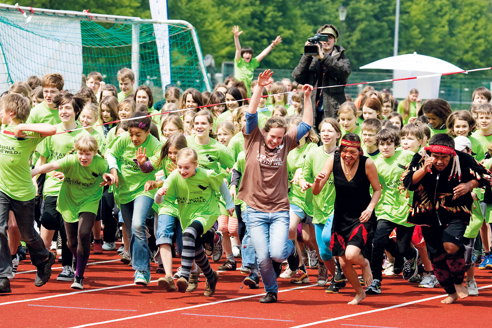 Start of the Wilderness Run in Dresden 2010 